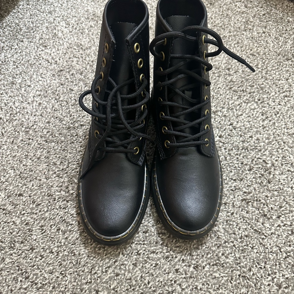 Dr. Martens Black Combat Boots